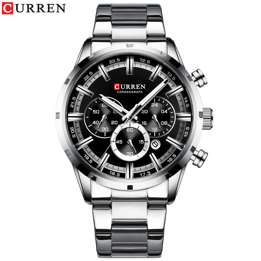 Reloj CURREN 8355 Hombre — Multifuncional, Resistente al Agua