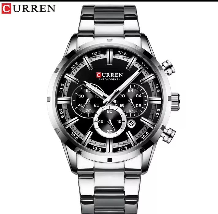 Reloj CURREN 8355 Hombre — Multifuncional, Resistente al Agua