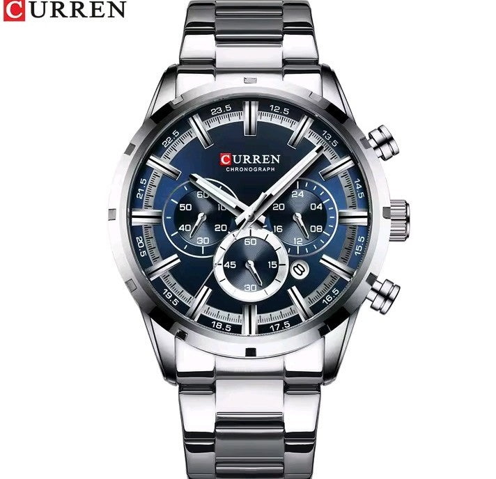 Reloj CURREN 8355 Hombre — Multifuncional, Resistente al Agua